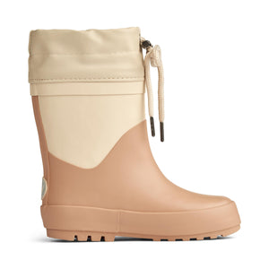 Wheat Thermo Rubber Boot Solid pink sand