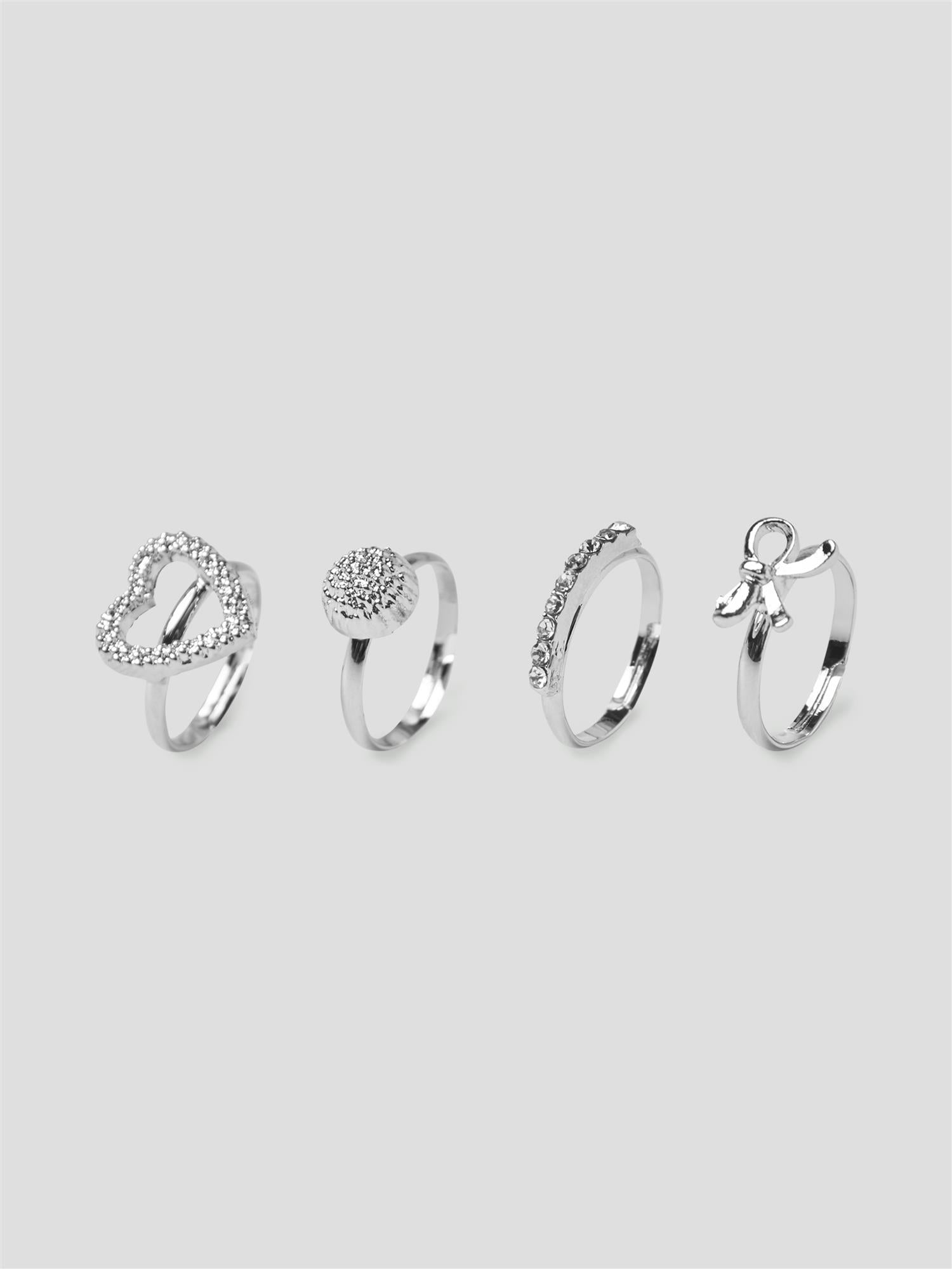 Name it Kida RIng 4pk Silver