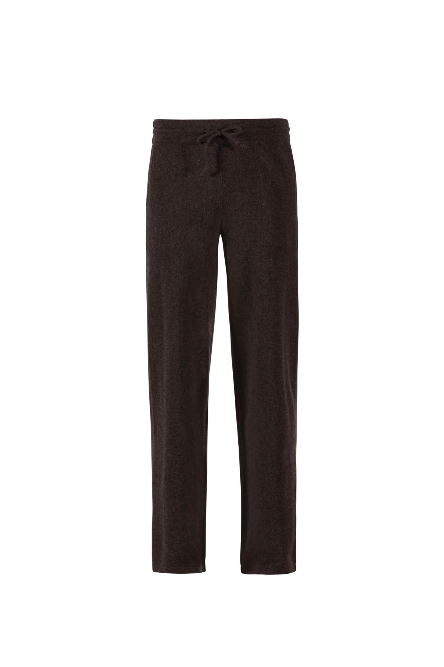 Blue Sportswear Carina Wool Trousers Chocolate-Melange