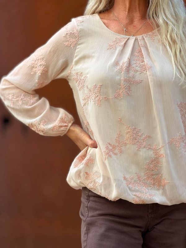 Pepper Coza Bluse Beige