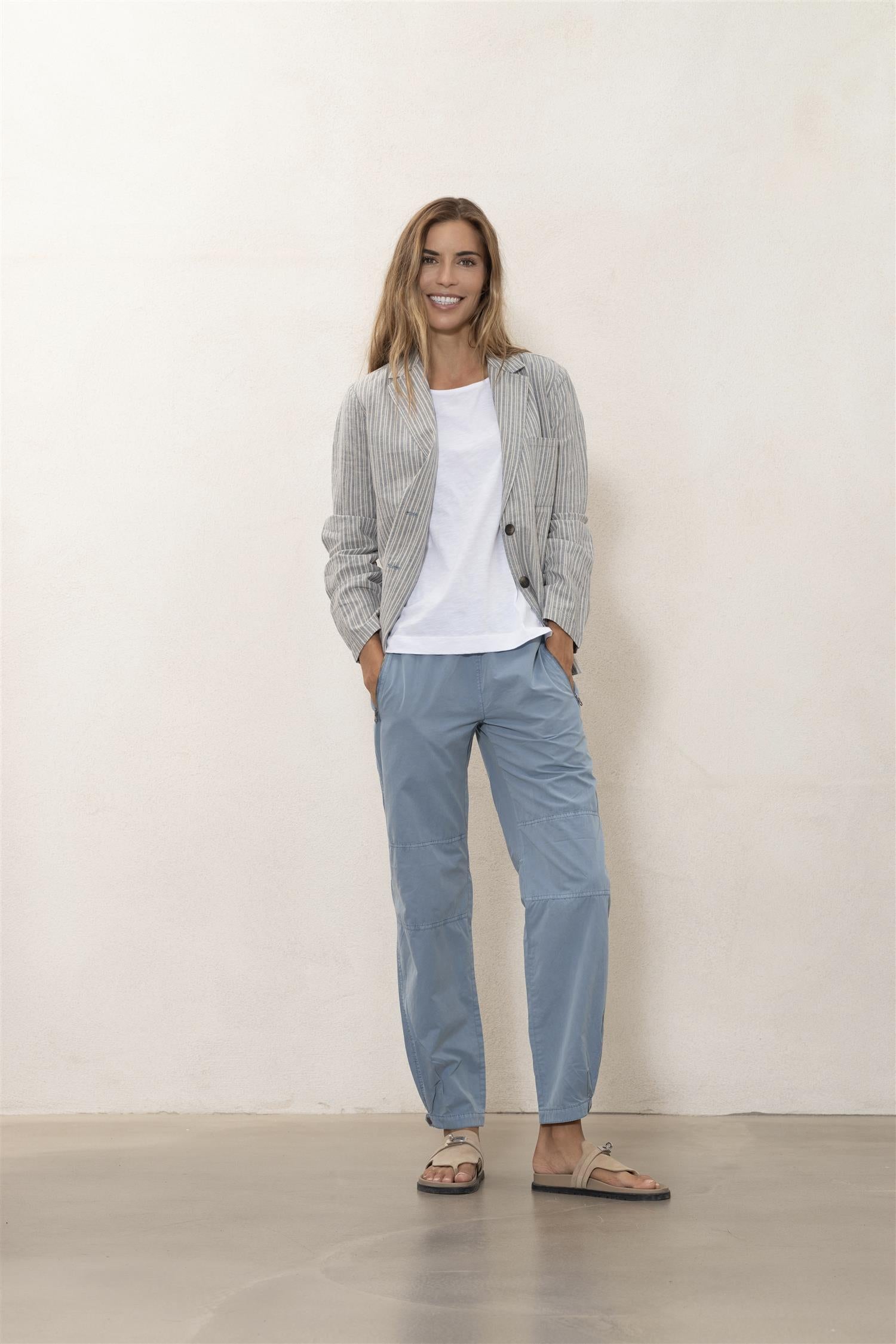 Blue Sportswear Anabell linen Blouse White