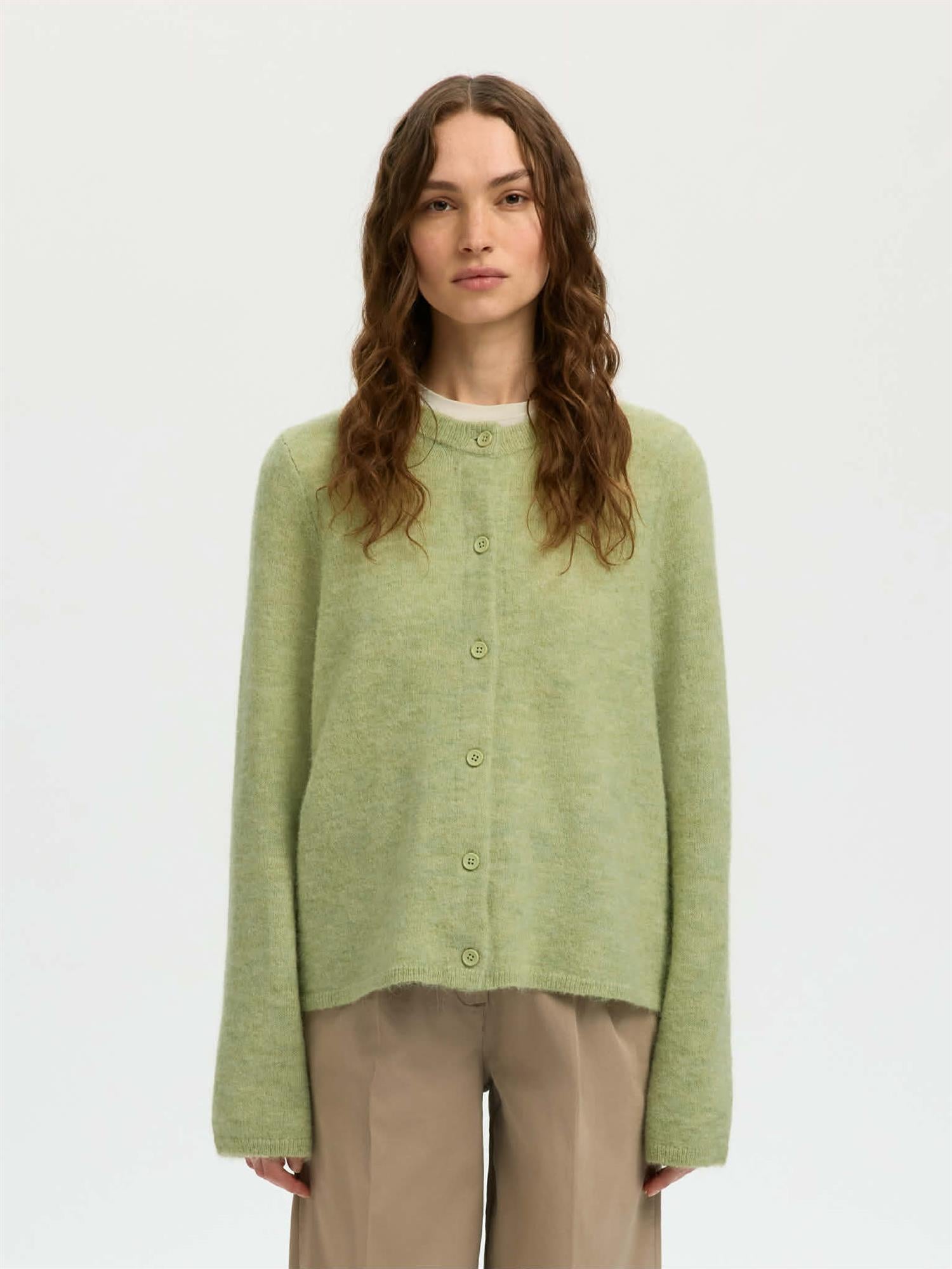 Selected LULU NEW LS KNIT Lime