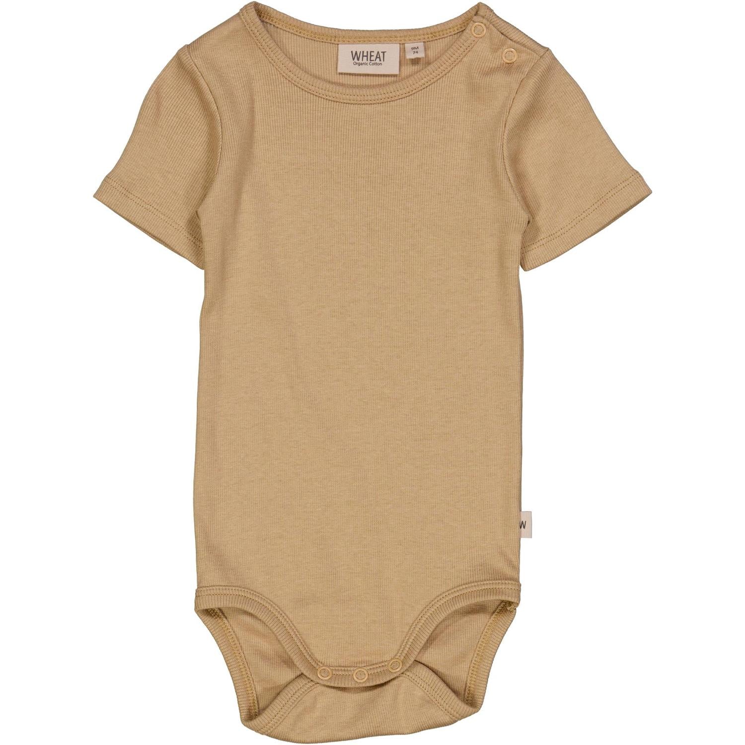 Wheat Body Rib Plain SS  latte