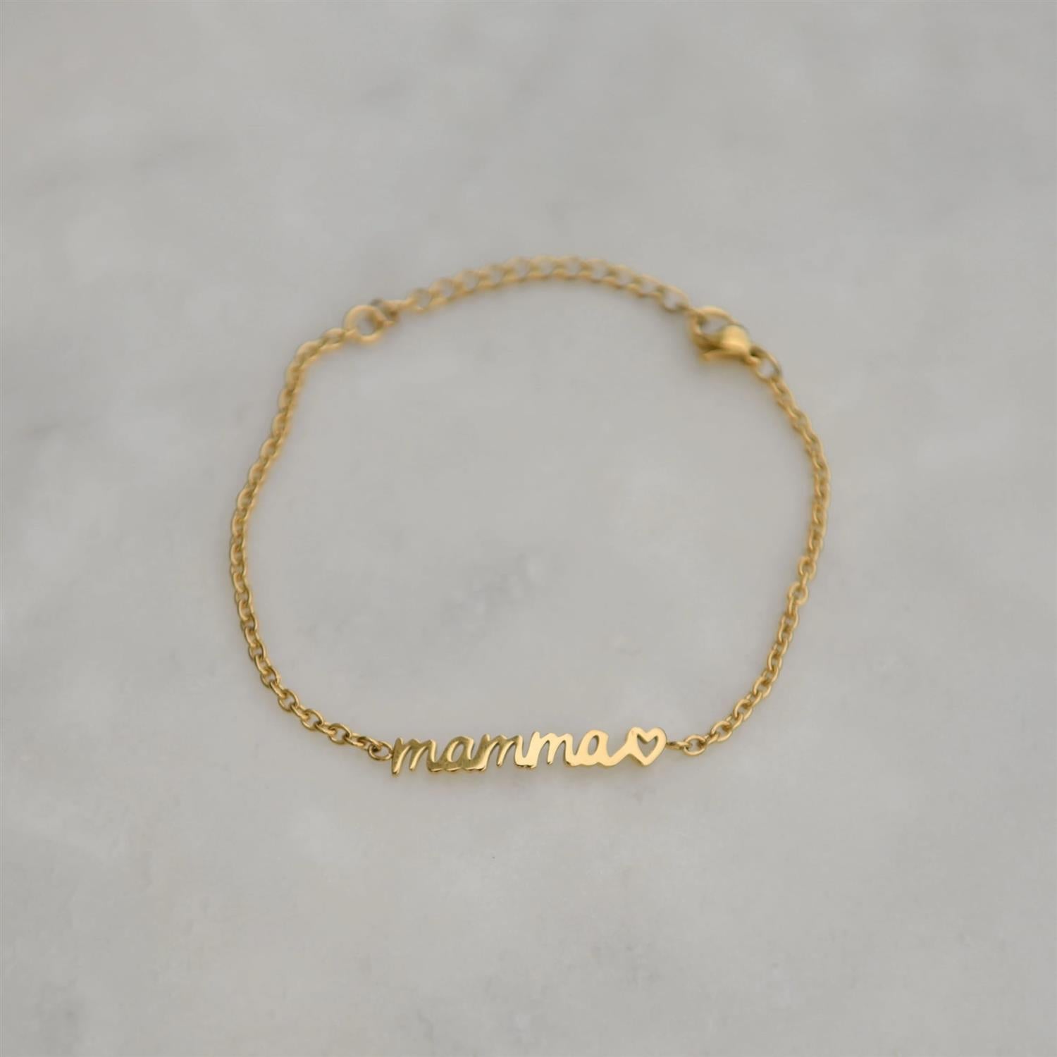 Eline Bang Mamma armbånd – 18k gullbelagt (PVD)