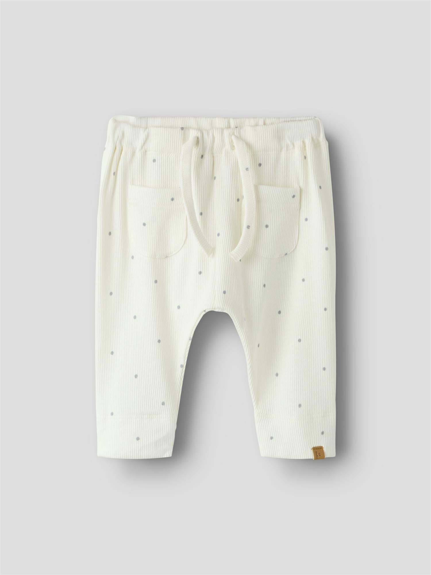 Lil Atelier Gago kem Loose Pant Sleet Dot