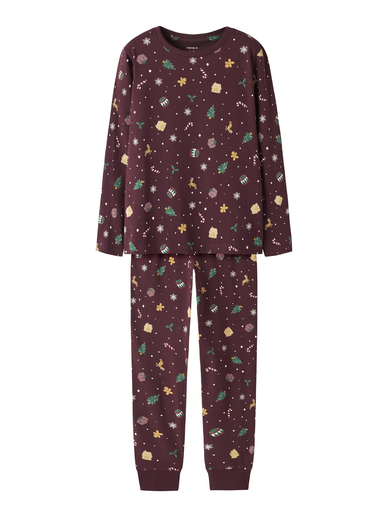 Name it Vismas Nightset 2025 KIDS Burgundy