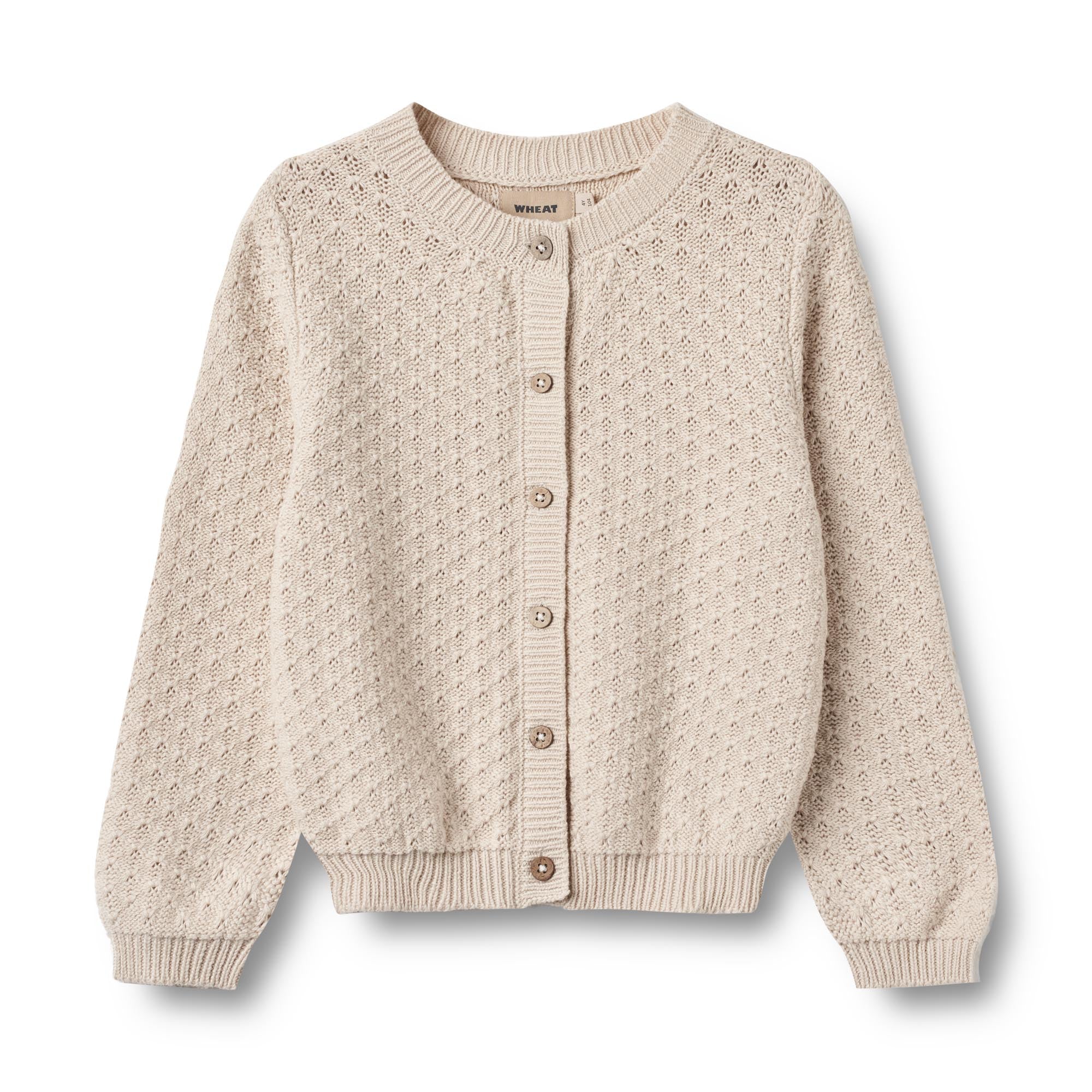 Wheat Knit Cardigan Magnella