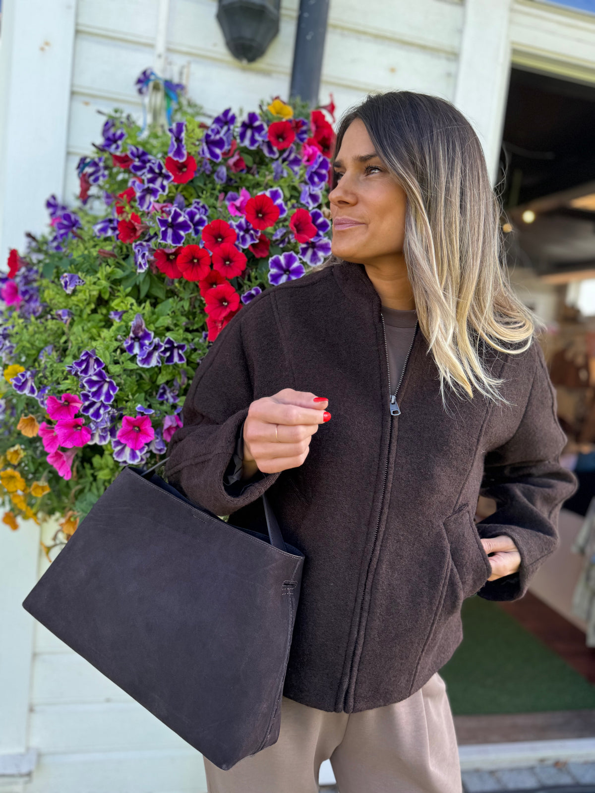 Selected JACQUELINE WOOL BLEND JACKET Delicioso