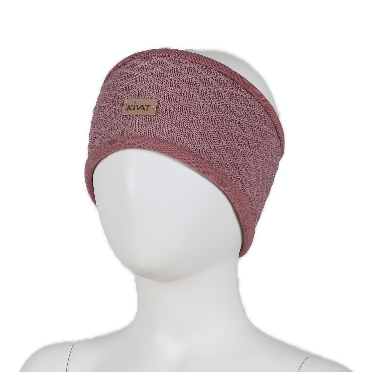Kivat Ull Vaffel Pannebånd Gammelrosa