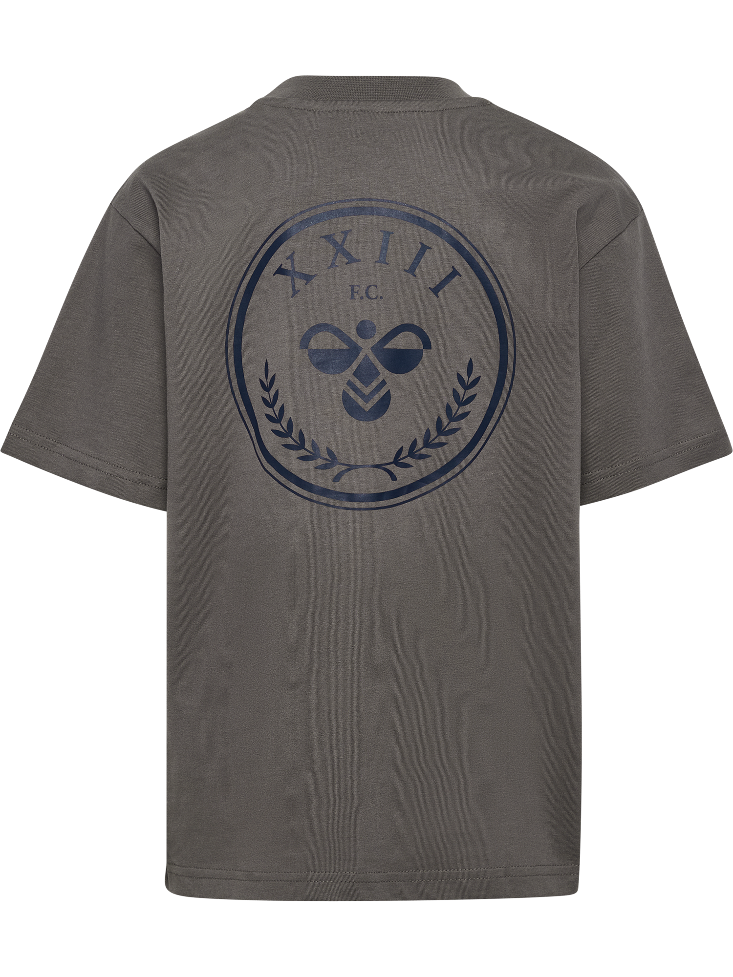 Hummel loose graphic t-shirt dark gull gray