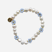 Eline Bang Lilly blomsterarmbånd Lyseblå