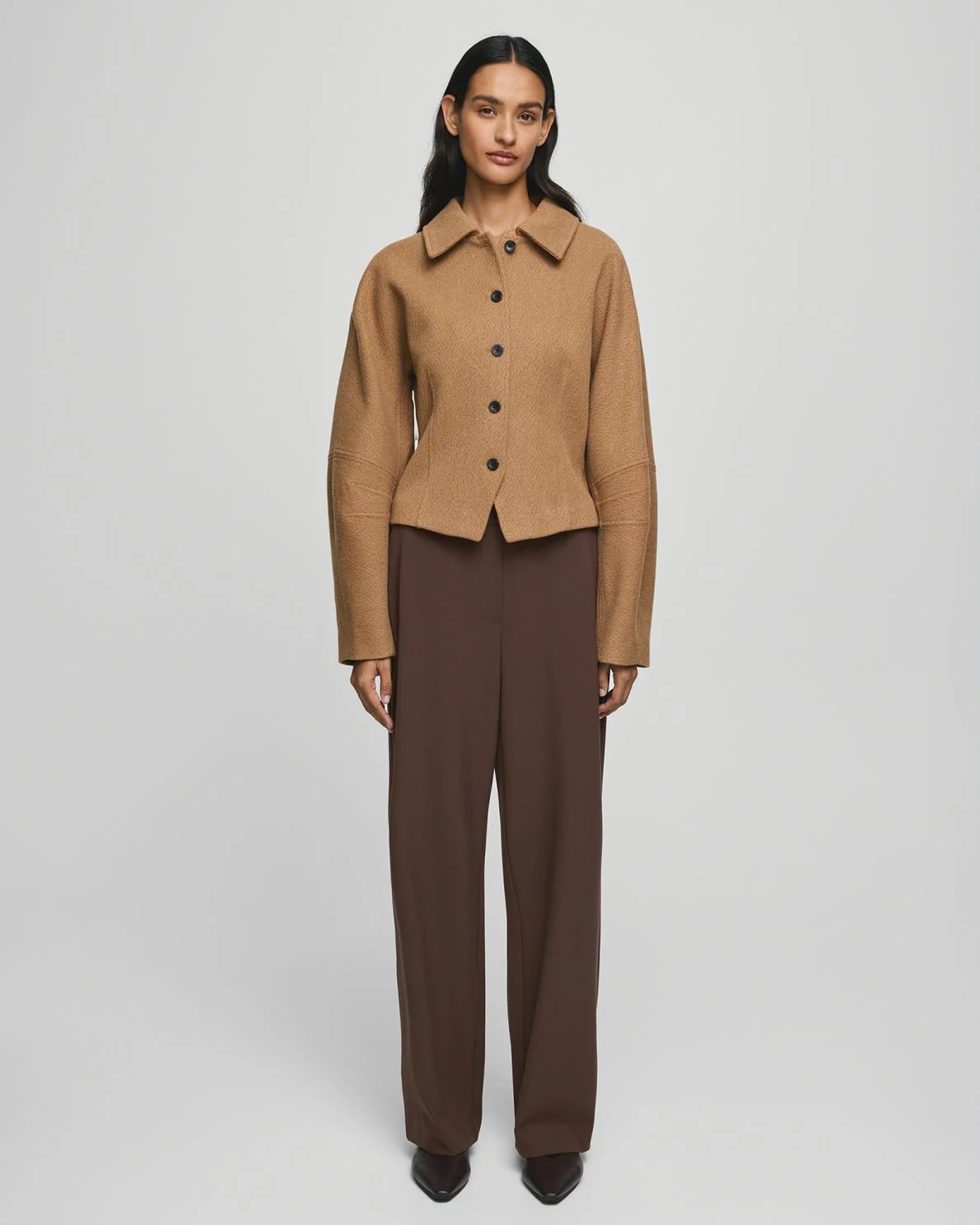 MSCH Macy Michelle HW Wide Pants REGULAR Hot Fudge