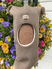 Kivat Balaclava Lue Ull lys Brun