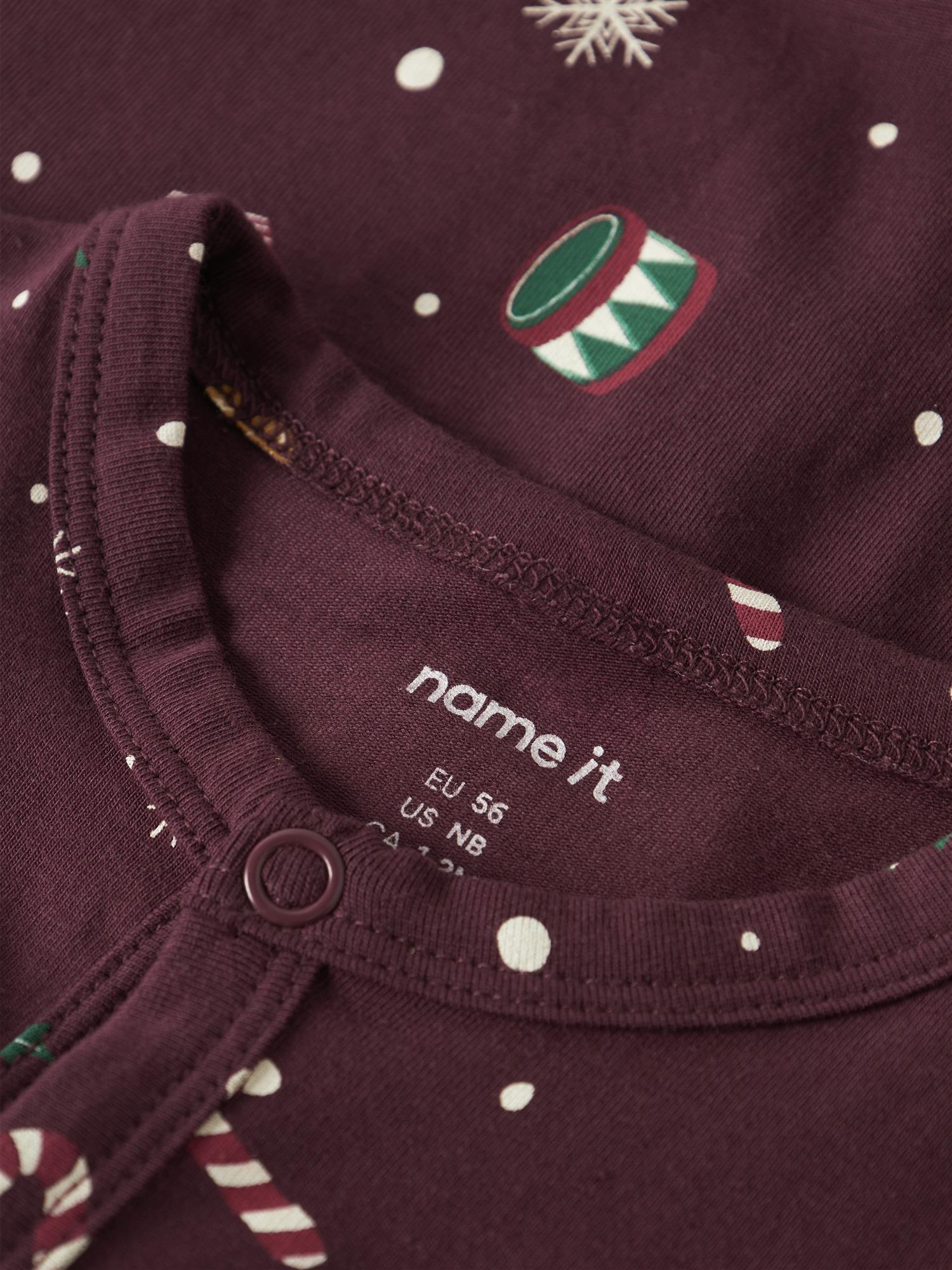 VISMAS LS NIGHTSUIT aw25 Burgundy