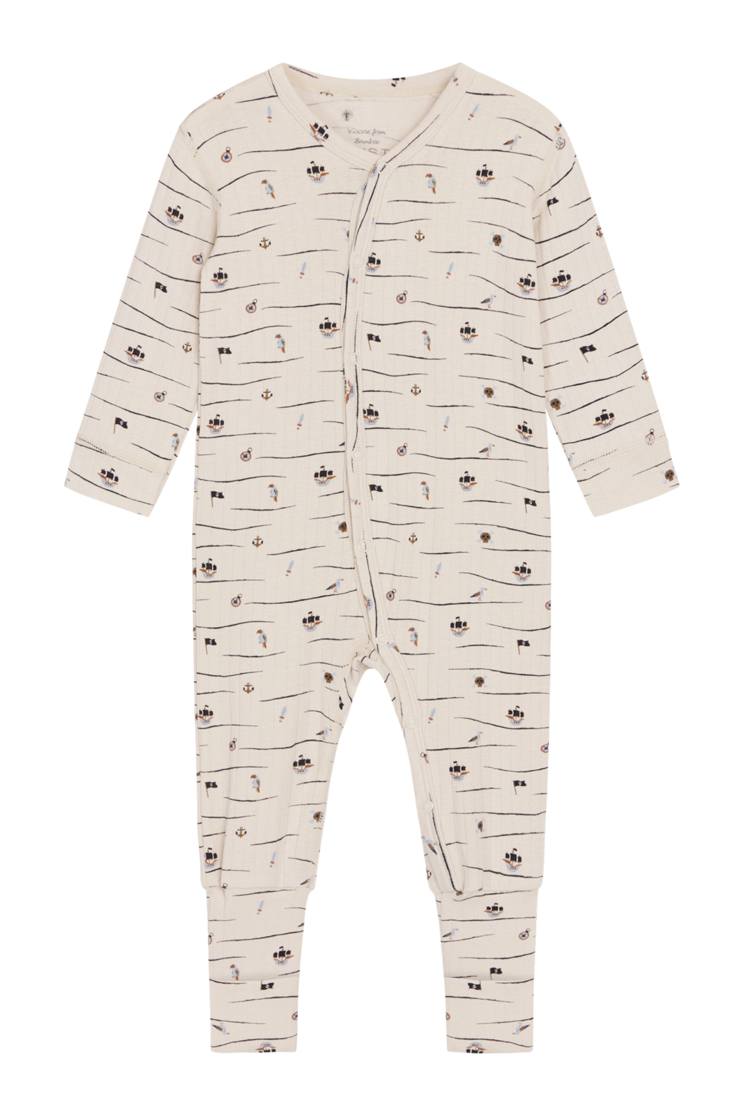 Hust and Claire Bamboo Mulle Pysjamas Boats