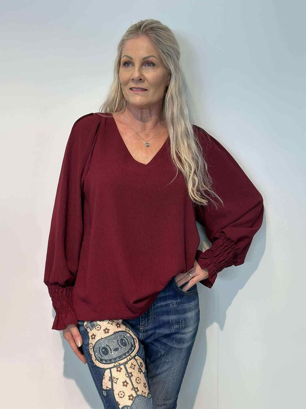 Pepper Laila bluse Vinrød