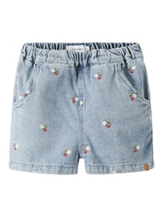 Lil Atelier Funda Shorts Embrodery