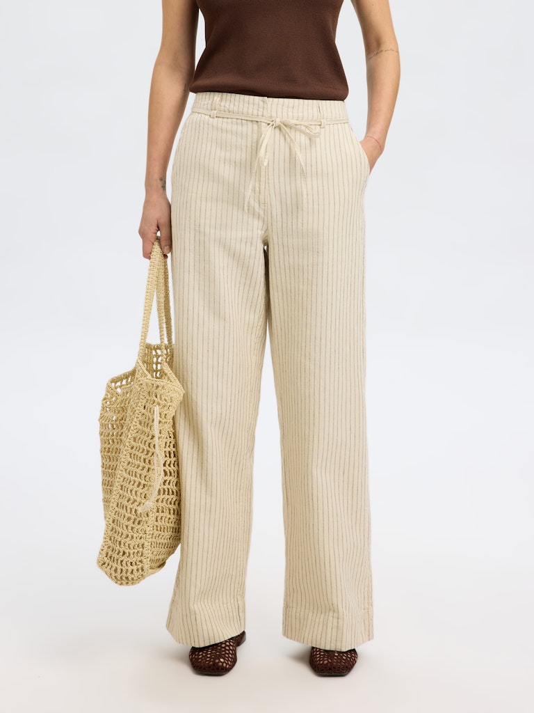 Selected JOHANNE Pant Chestnut