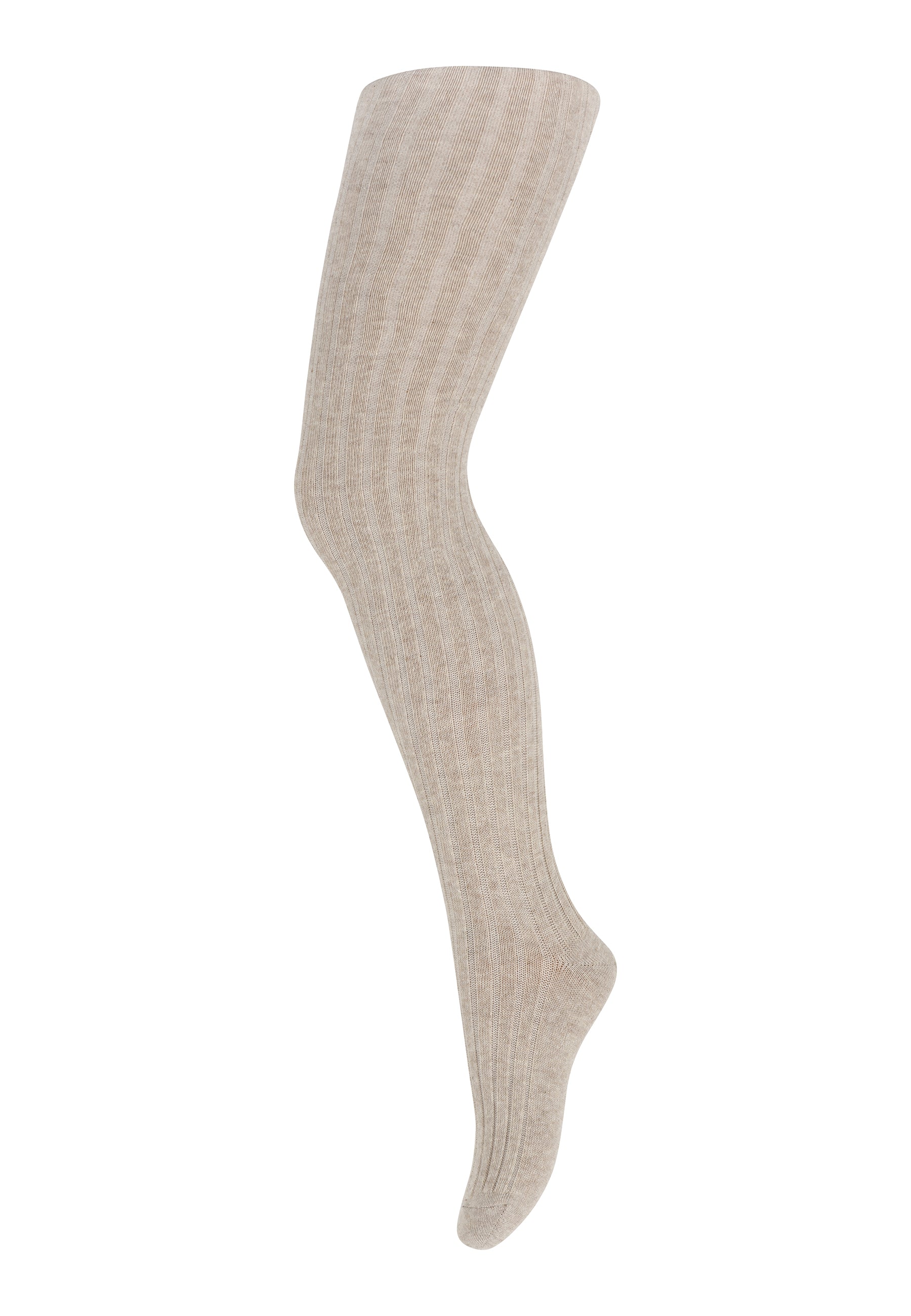 MP TIGHTS COTTON RIB Beige Melange