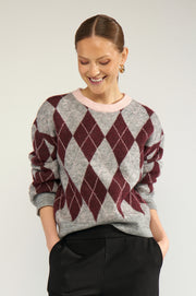 TIKLA PULLOVER Medium Grey