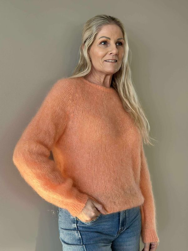 Pepper Lova Mohair Lys Orange