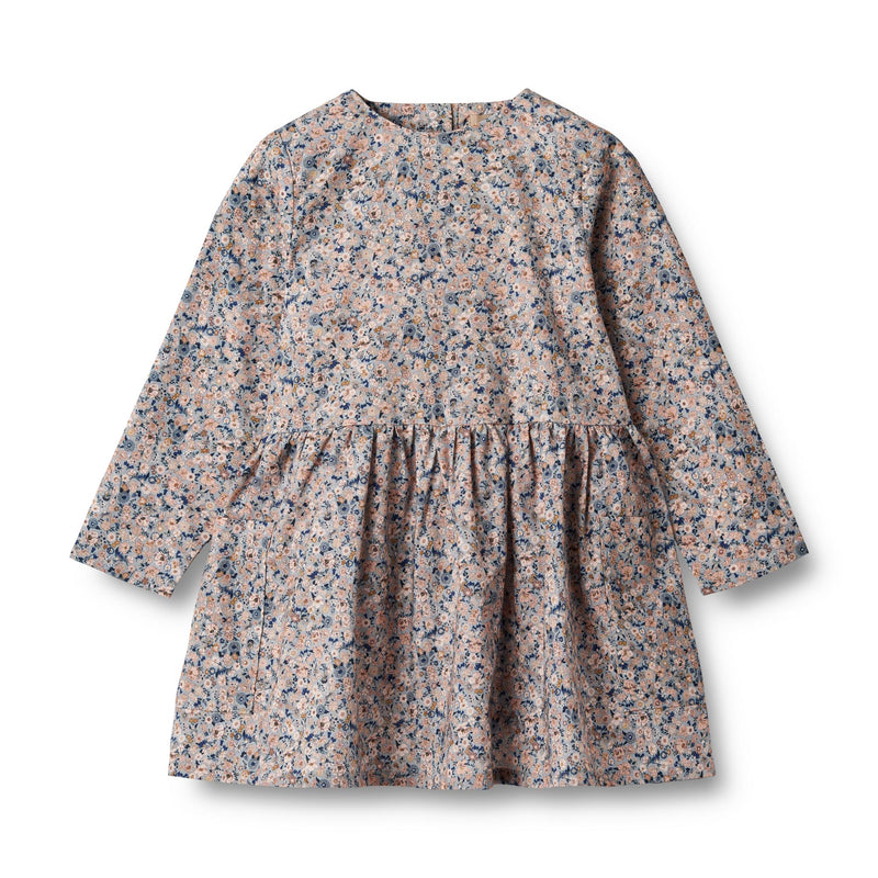 Wheat Dress L/S Aima cloudy wild flowers