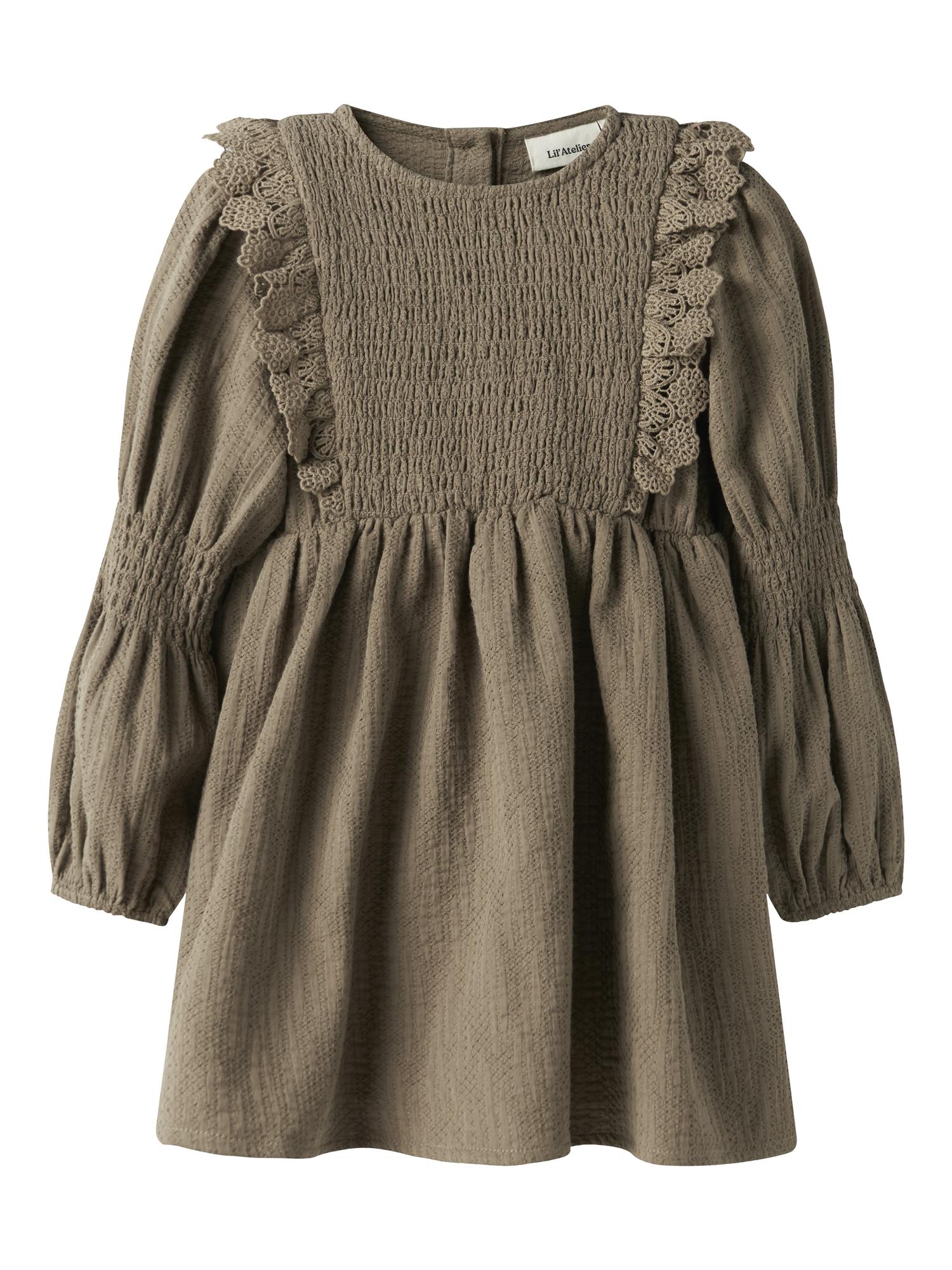 Lil Atelier Rosita Dress Sepia Tint
