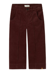 Lil Atelier OBERT CORD WIDE PANT Hot chocolate
