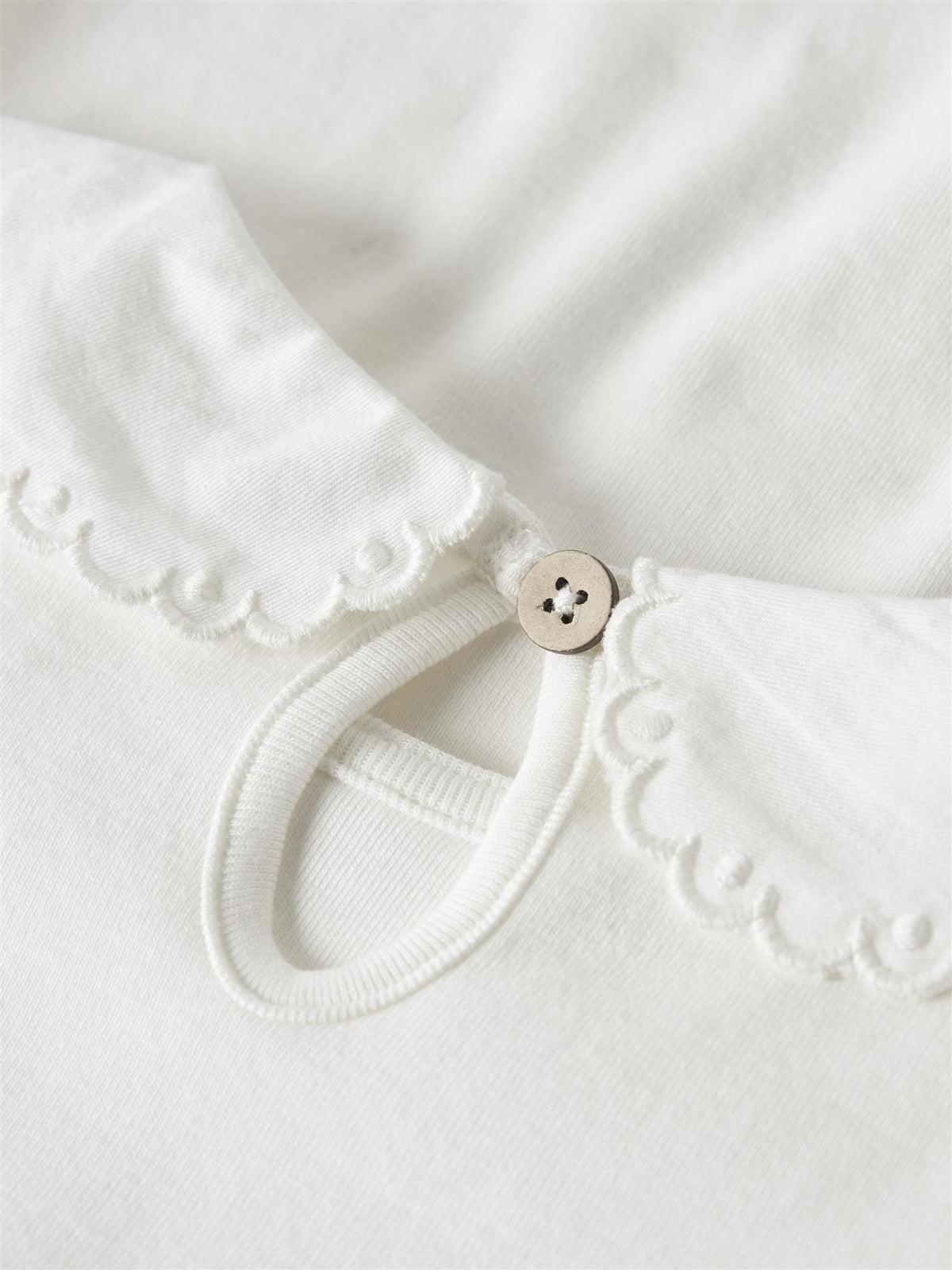 Lil Atelier FUNDO LIA LS SLIM TOP Coconut milk