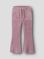 Name it FLILI VELOUR BOOTCUT PANT ROSA