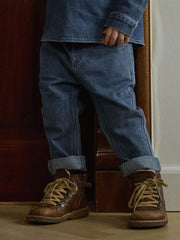 Lil Atelier BELLO LOOSE JEANS Dark Blue Denim