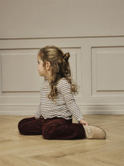 Lil Atelier SOPHIA LS SLIM TOP Hot Chocolate