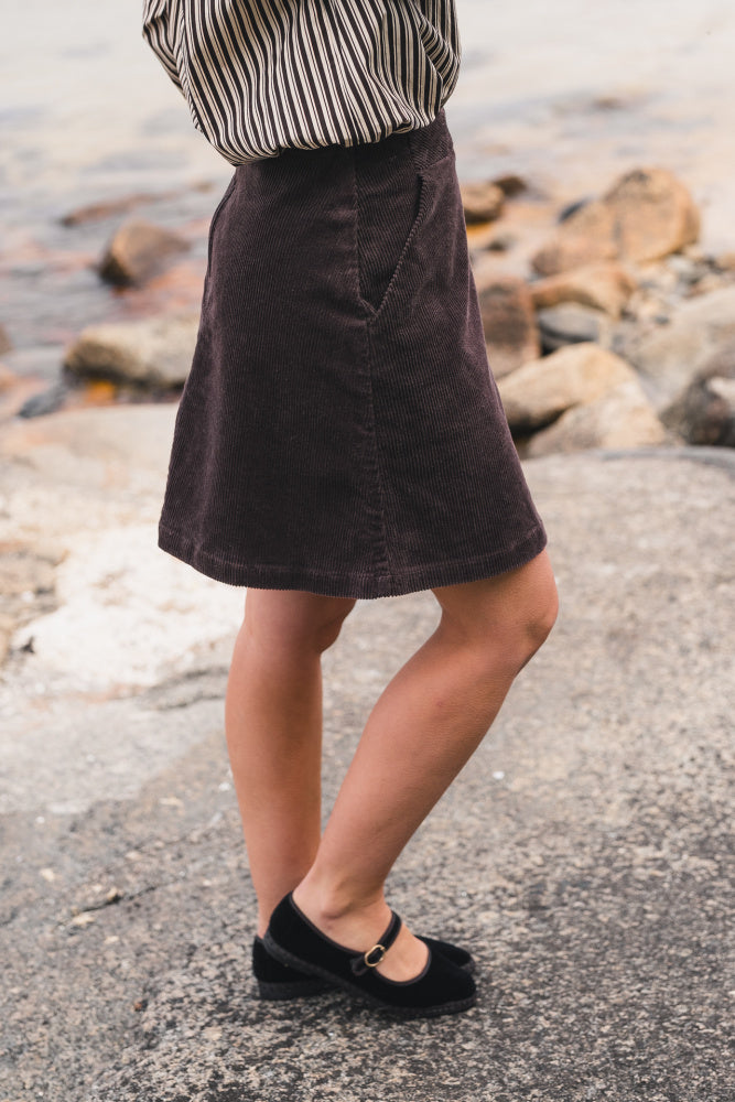 Raus Ella Skirt Black Coffee