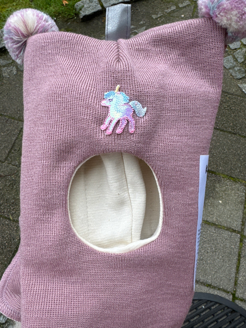 Balaclava Lue Ull Gammelrosa Ny Unicorn