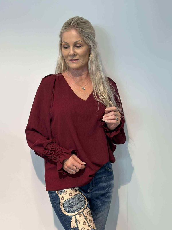 Pepper Laila bluse Vinrød