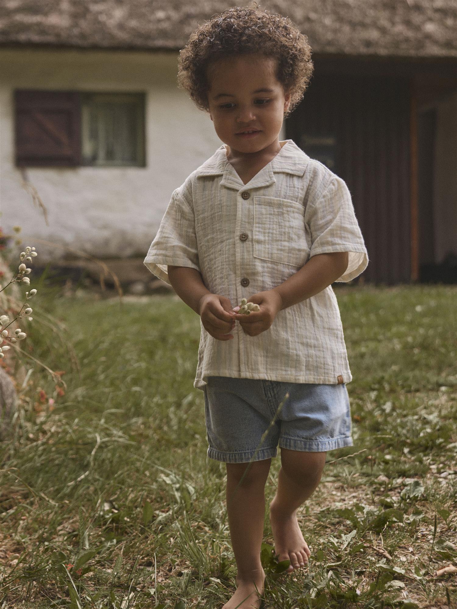 Lil Atelier Funda Loose Denim Shorts