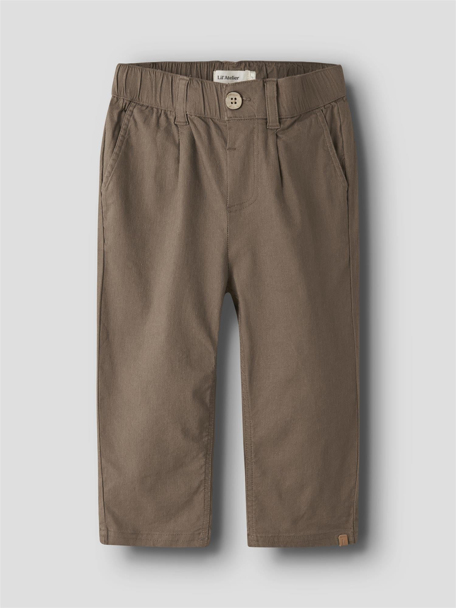 Lil Atelier FREDRIK REG PANT Shitake