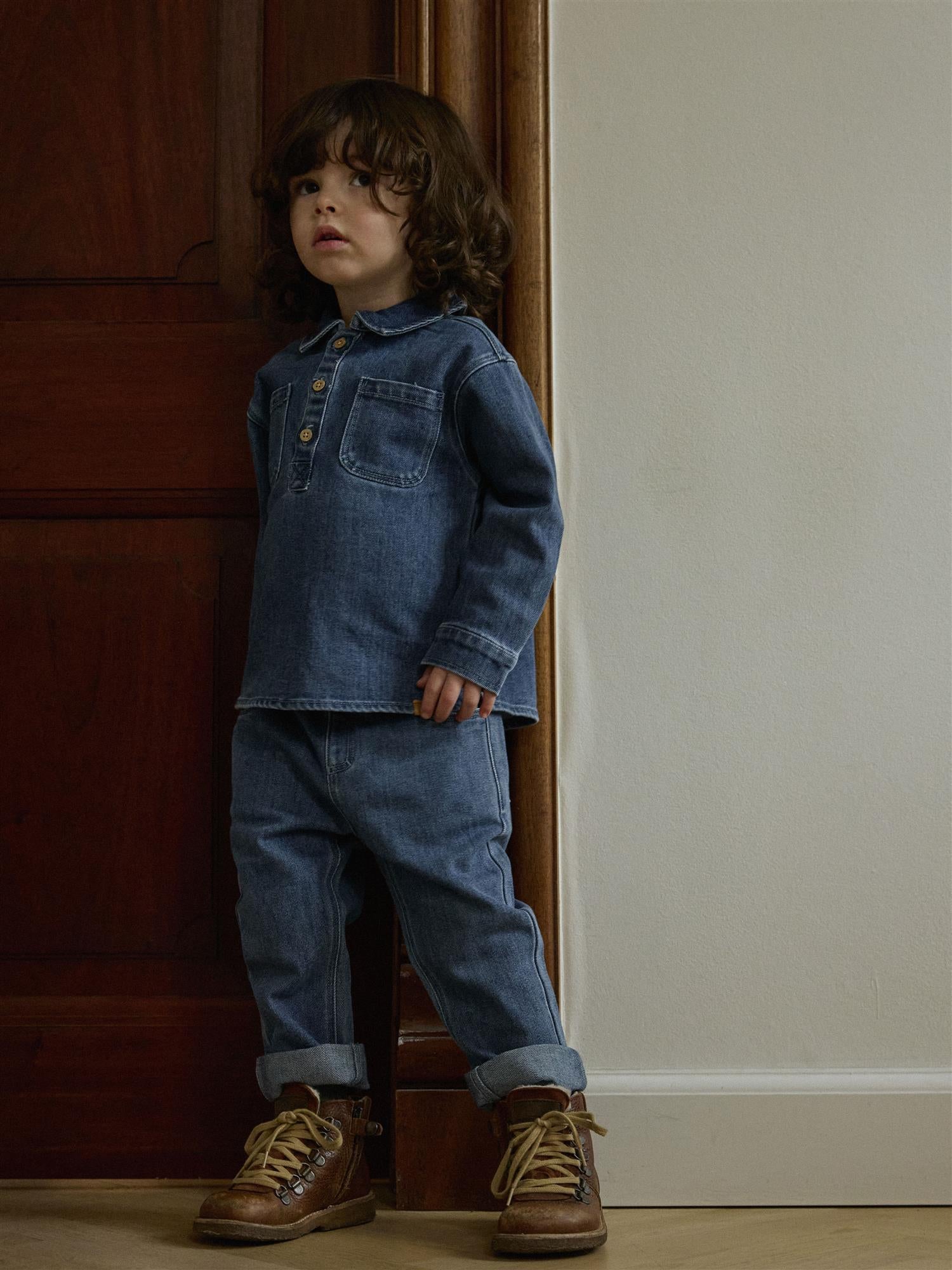 Lil Atelier BELLO LOOSE JEANS Dark Blue Denim