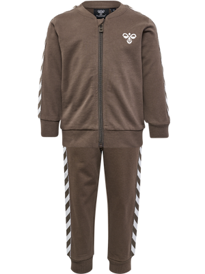 Hummel Bille Tracksuit Major Brown