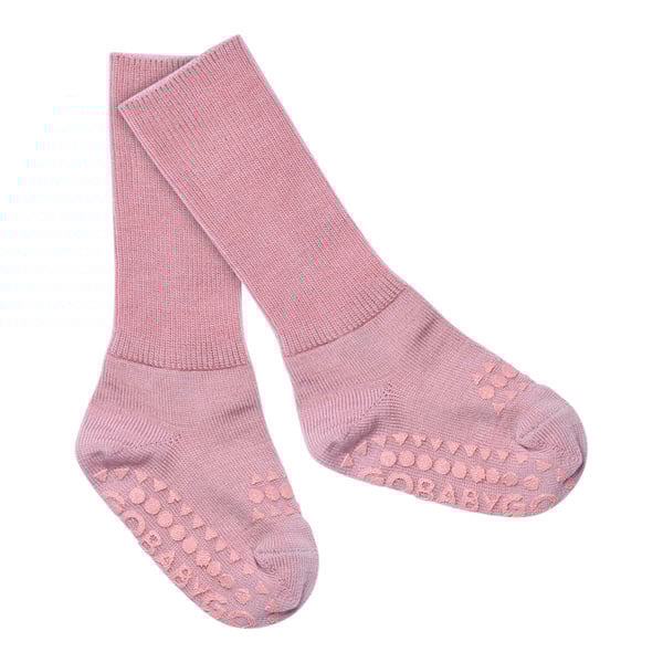 GoBabyGo Non-slip socks - Wool- Rose Blush