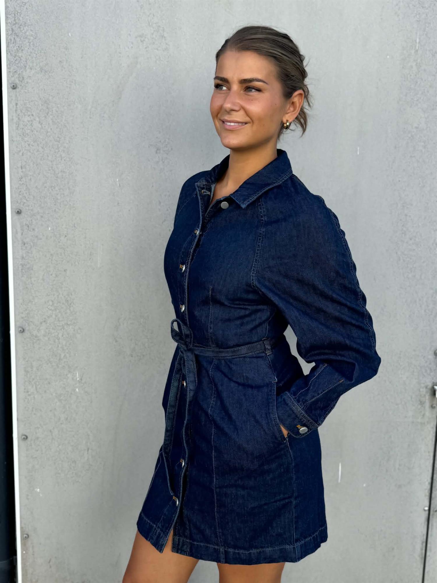 Msch Sana Lis Denim Shirt Dress