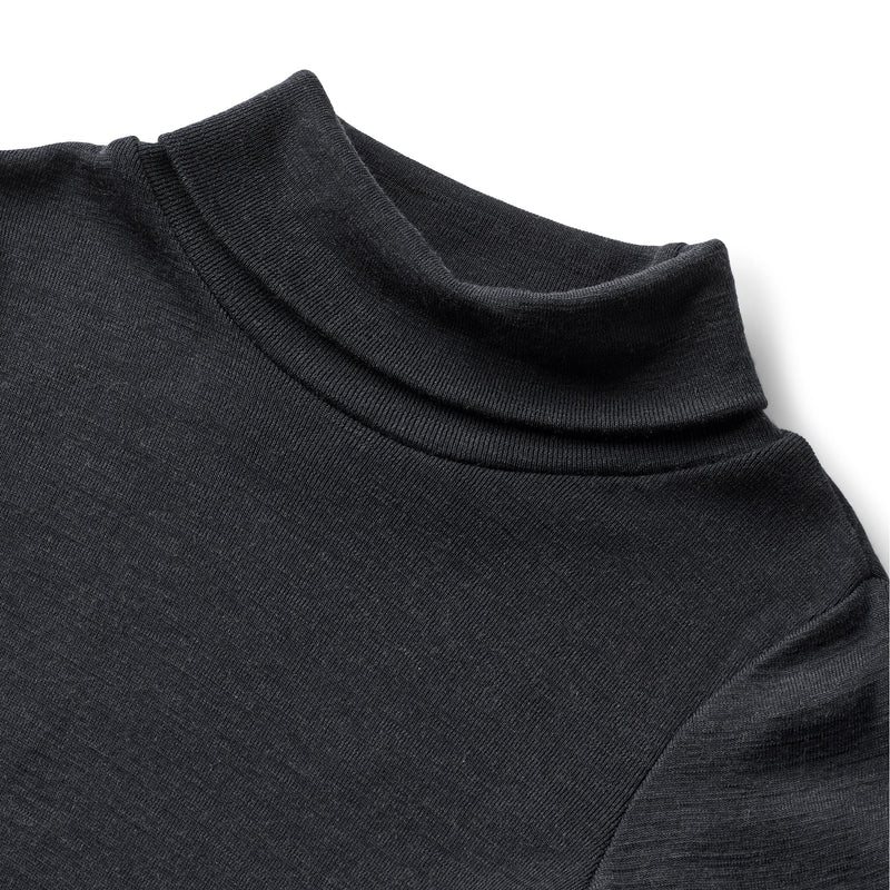 Wheat Wool T-Shirt Roll Neck Aksel