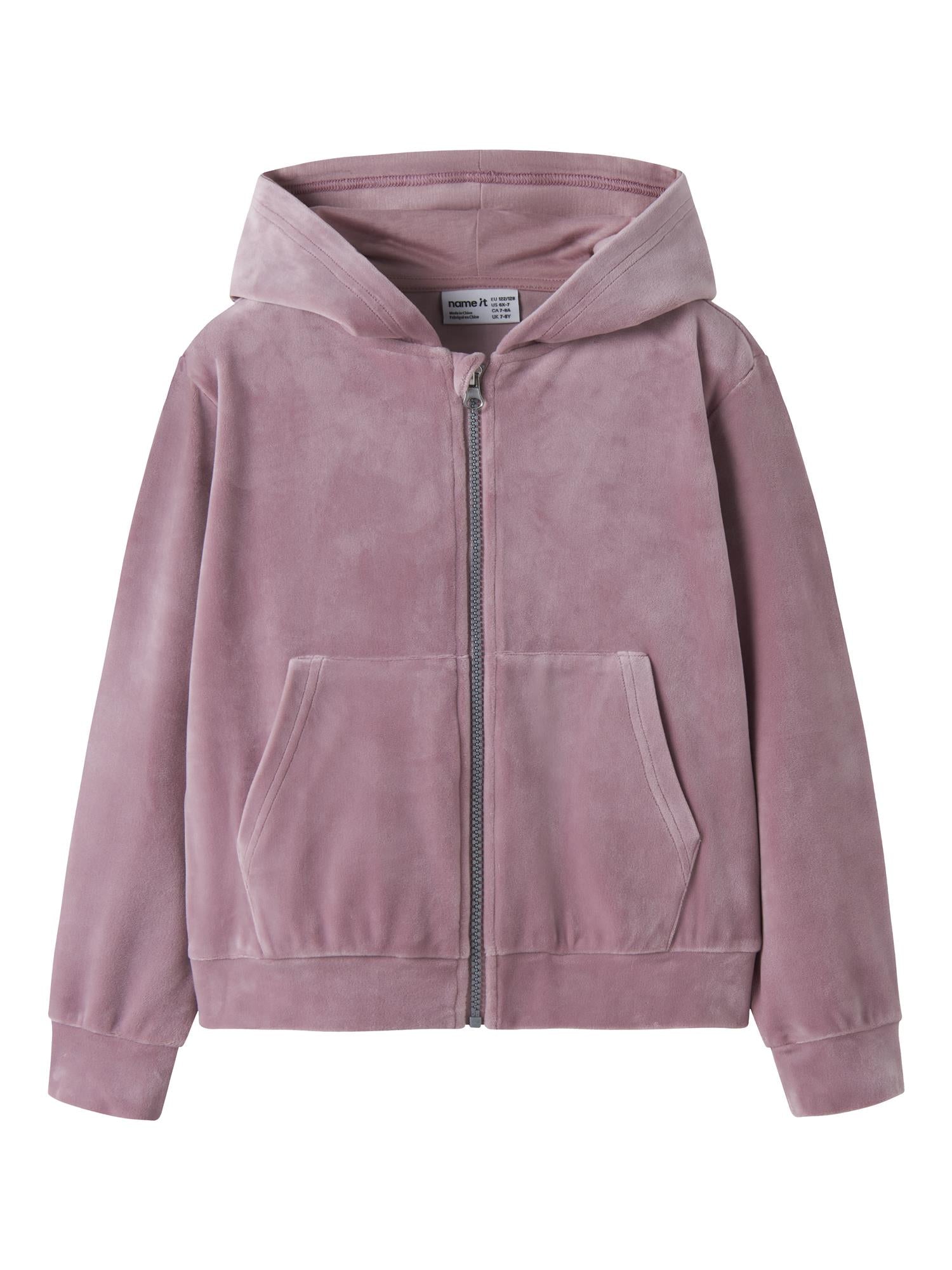 Name it FLILI LS VELOUR CARD WH LILAS