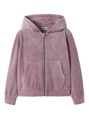 Name it FLILI LS VELOUR CARD WH LILAS