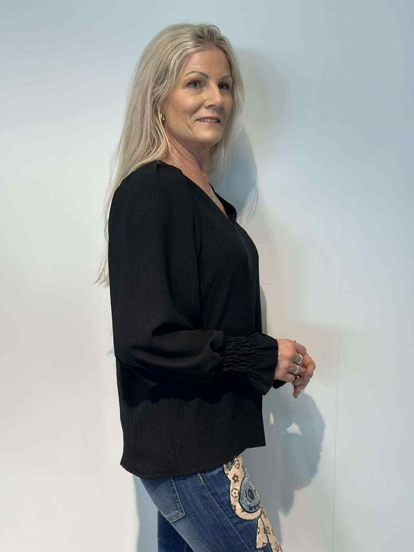 Pepper Laila bluse Svart