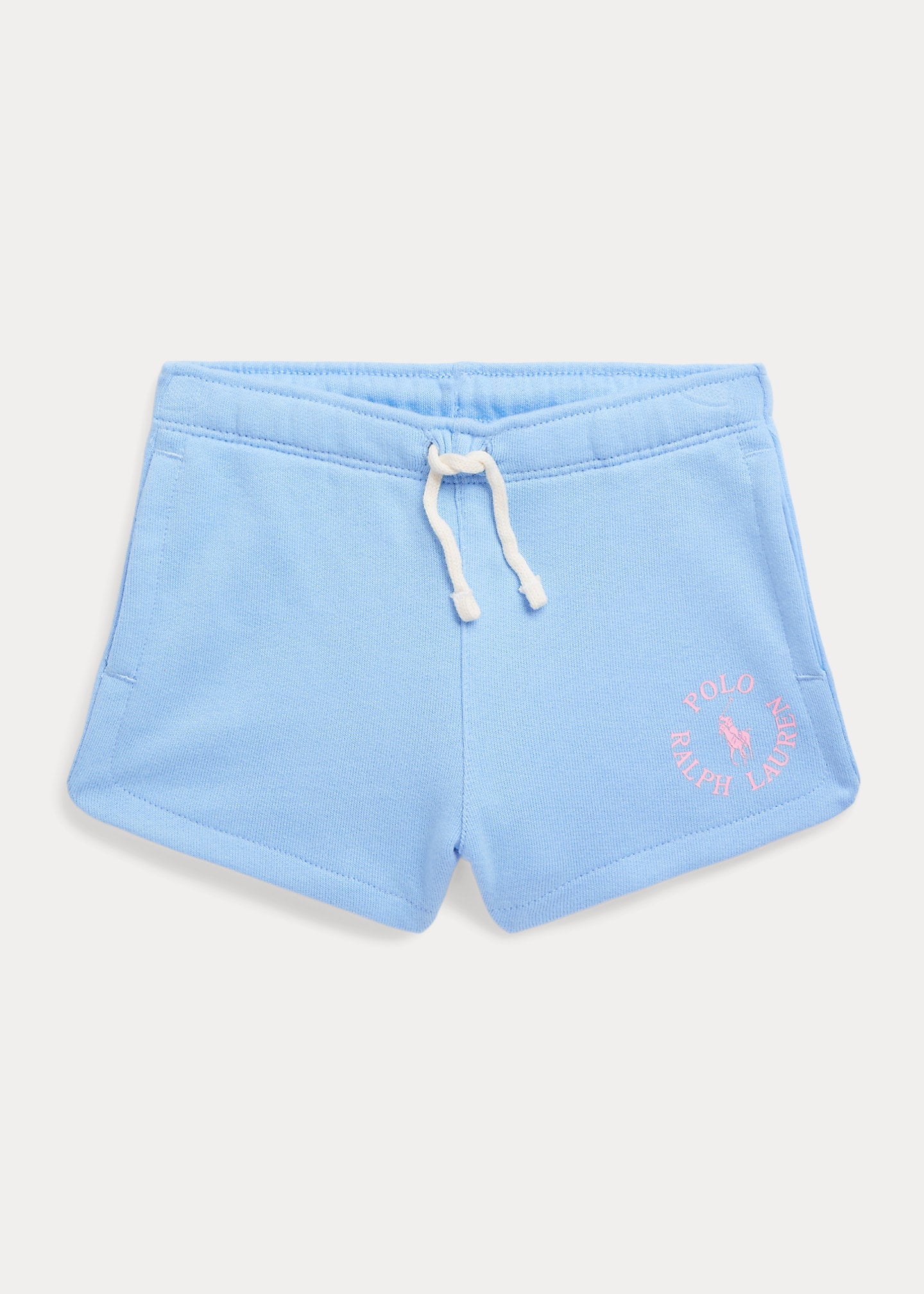 Ralph Lauren Big Pony Logo Terry Short Baby Blue