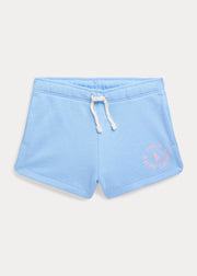 Ralph Lauren Big Pony Logo Terry Short Baby Blue