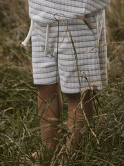 Lil Atelier HALDUR LOOSE SHORTS Misty Blue