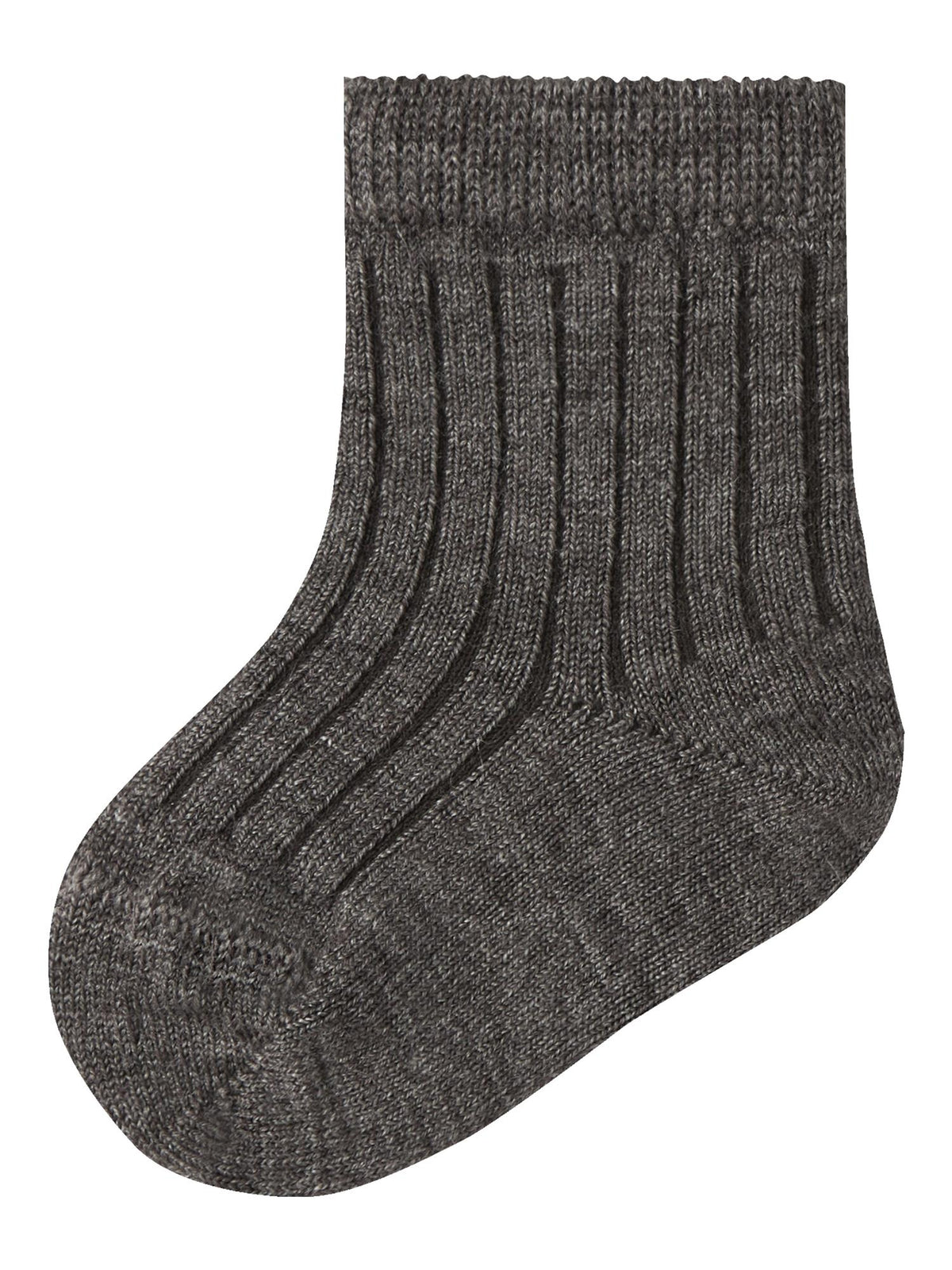 Lil Atelier Rakel Wool NIL SOCK SEPIA TINT