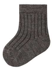 Lil Atelier Rakel Wool NIL SOCK SEPIA TINT